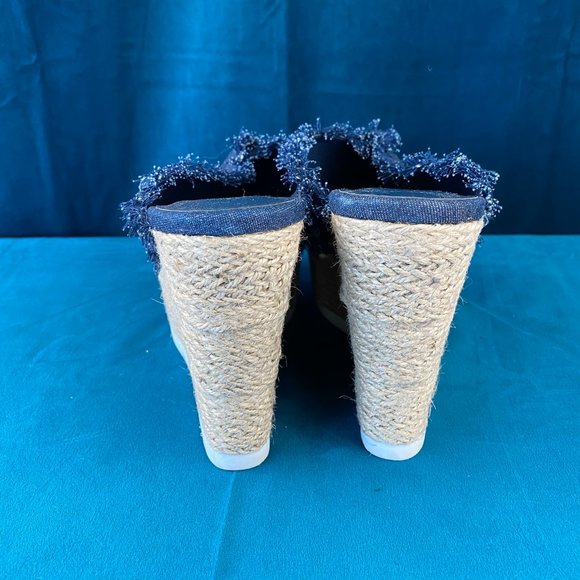 Rampage Denim Fabia Espadrille Wedge - Picture 4 of 6